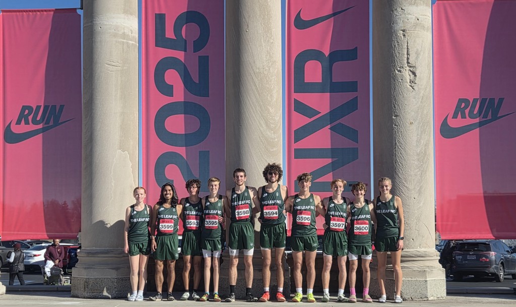 Cross country runners at NXR meet