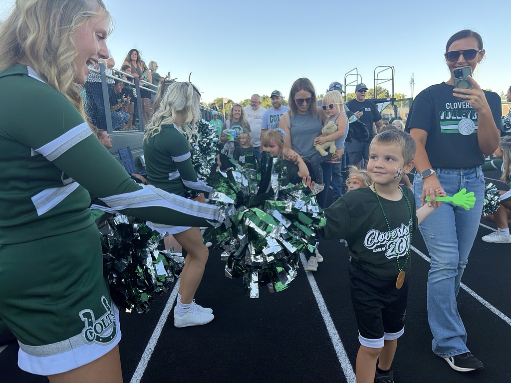 Boy and cheerleader