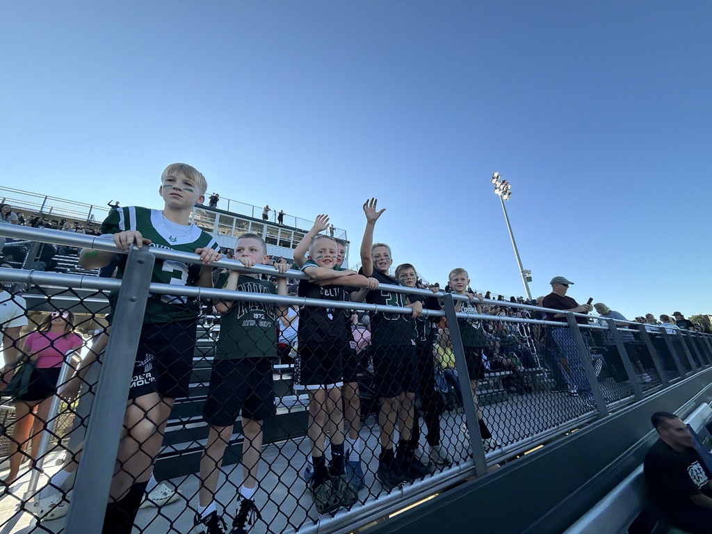 Boys cheering