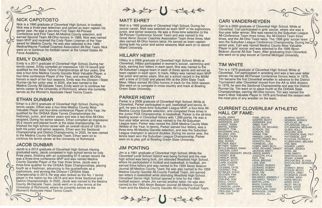 HOF program side 2