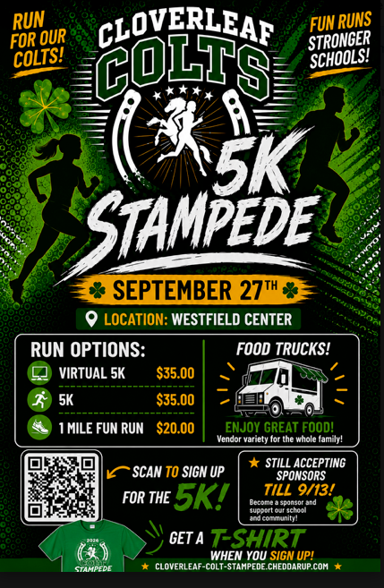 Flyer for 5K
