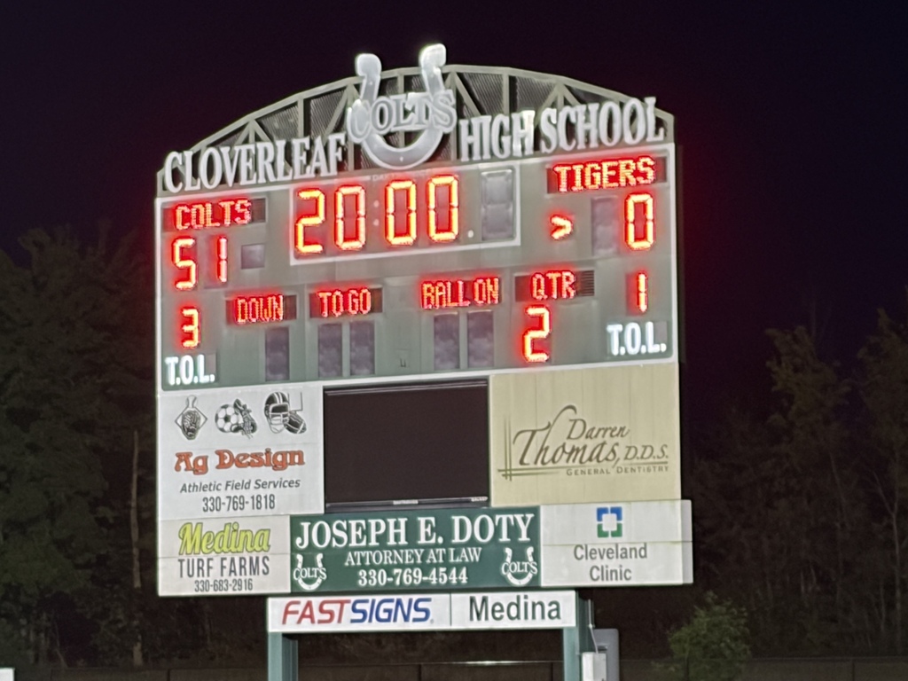 Colts 51, Tigers 0