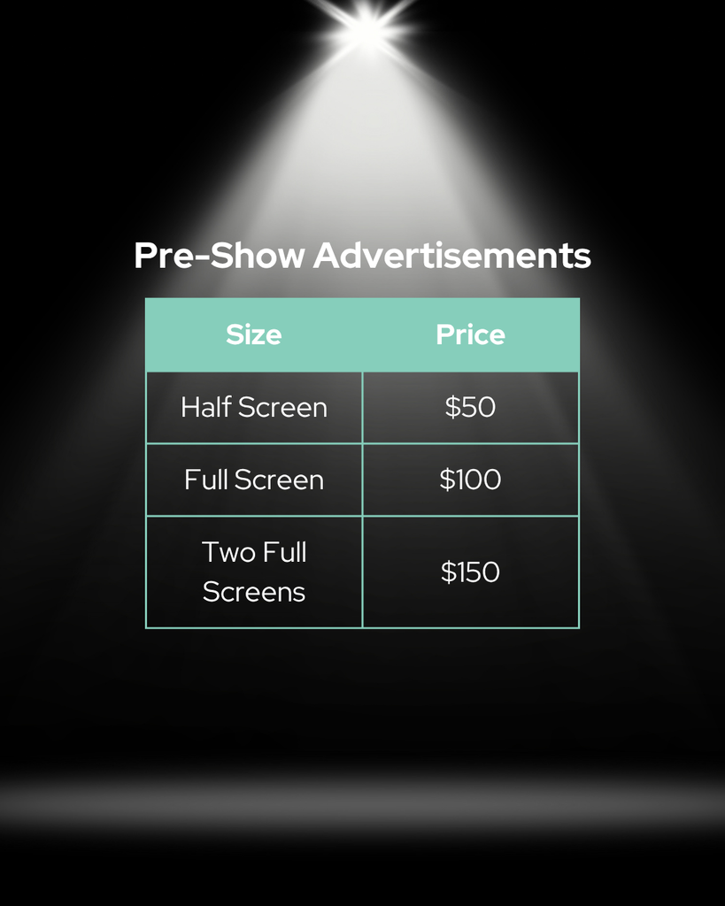 Pre-Show Advertisements