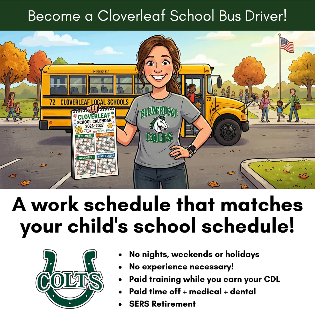 Become a Cloverleaf School Bus Driver