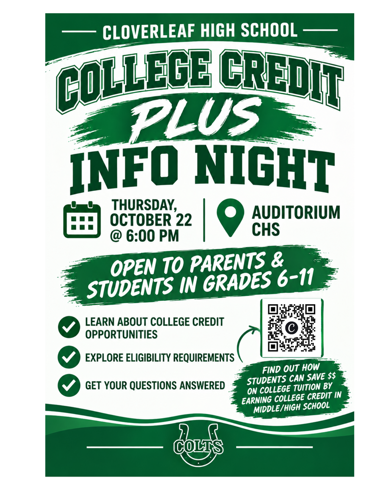College Credit Plus Info Night