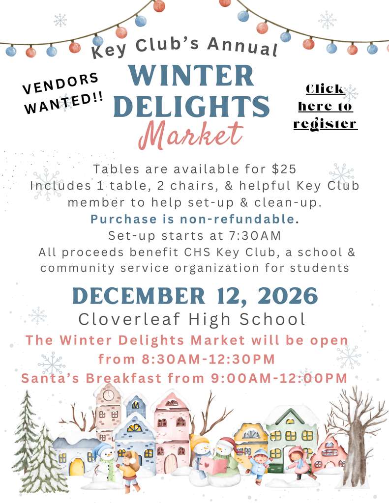 Key Club's Annual Winter Delights Market Dec. 12
