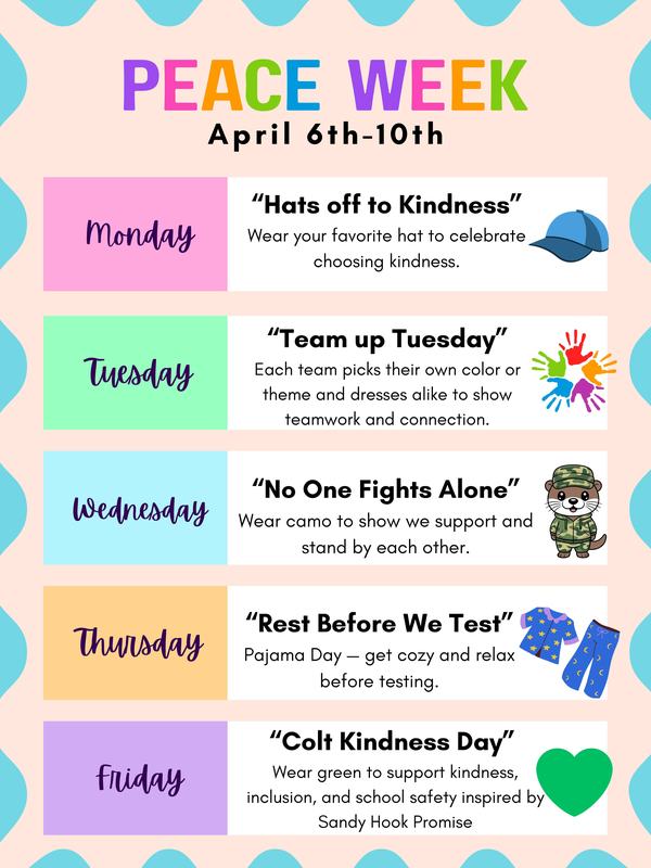 Peace Week April 6-10