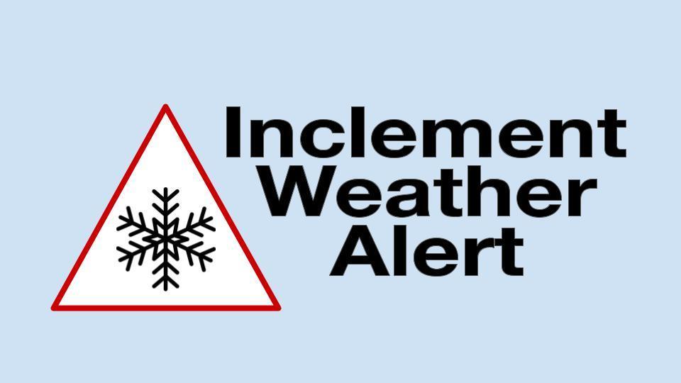 Inclement weather alert