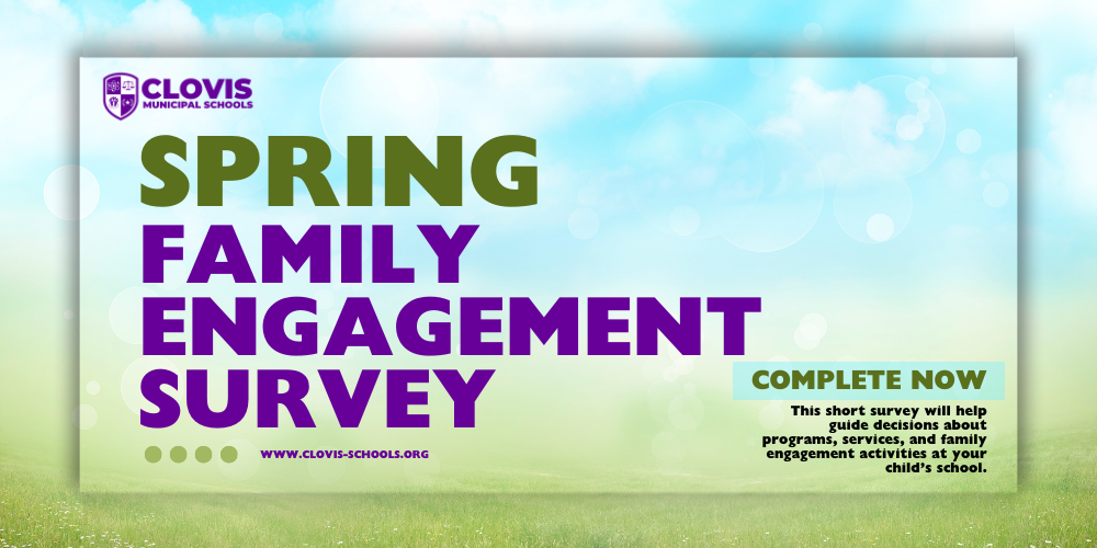 Spring Family Engagement Survey Header