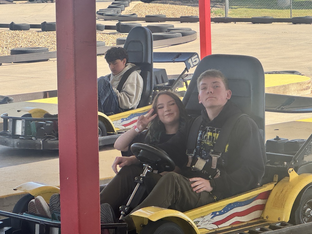 Amistad students enjoy the house celebration at Clovis Family Fun Center