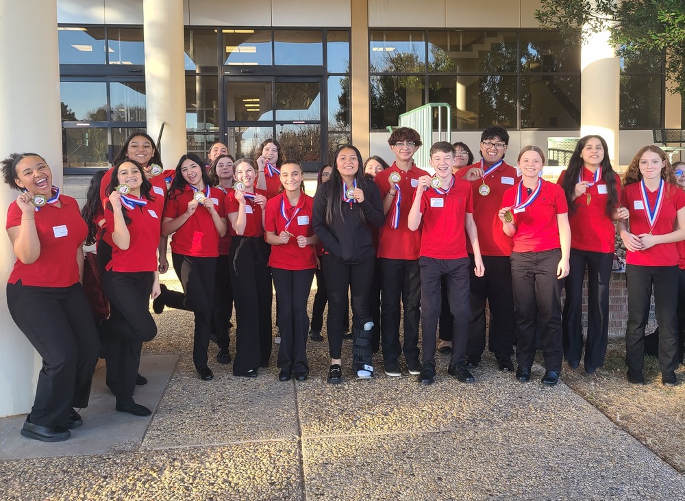 Yucca FCCLA students pose outside