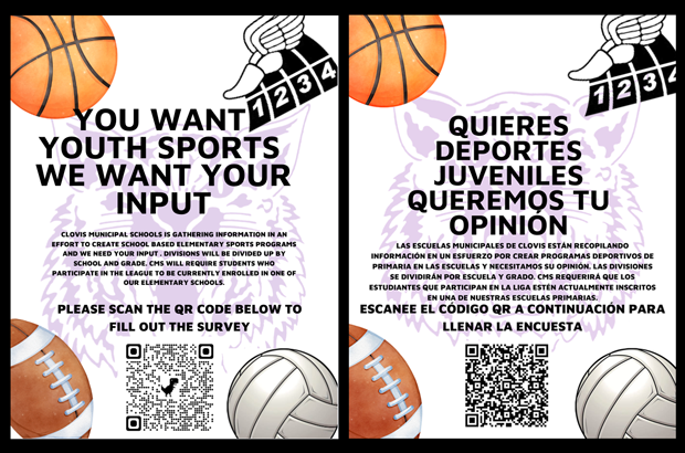ELEMENTARY FAMILIES: TELL US YOUR THOUGHTS & HELP US CREATE AN ELEMENTARY SPORTS PROGRAM!