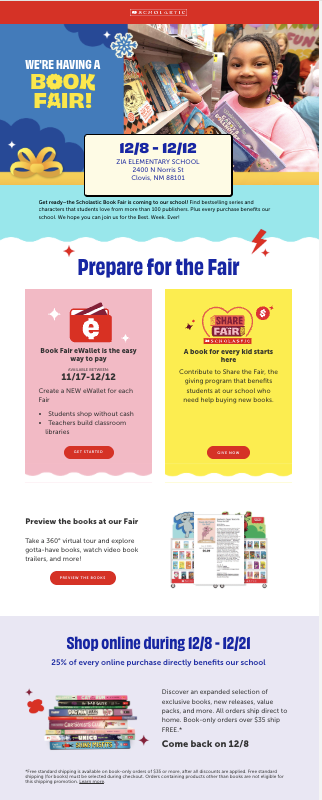 Book Fair Flyer