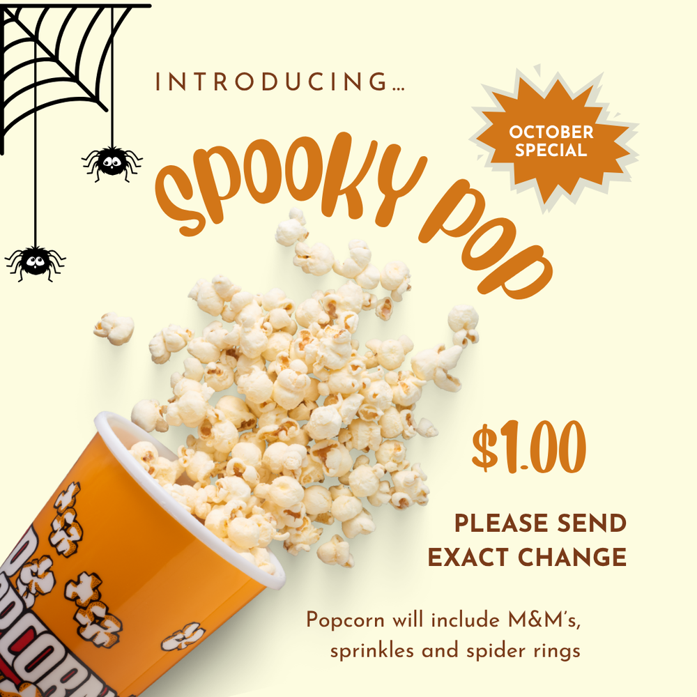 Spooky pop flyer