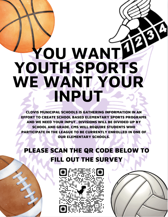 ELEMENTARY FAMILIES: YOU WANT YOUTH SPORTS – WE WANT YOUR INPUT!