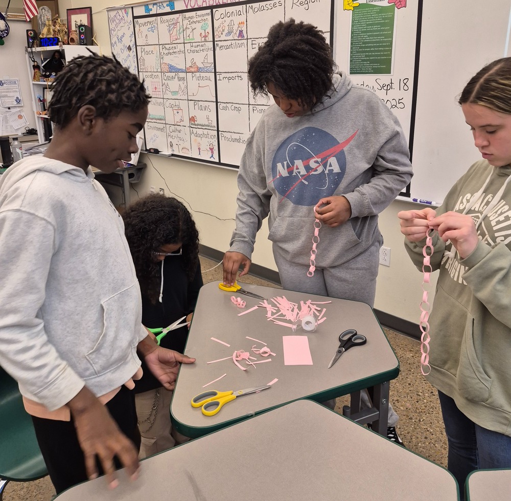 Time management chain making activity