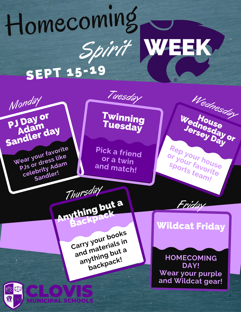 Homecoming Spirit Week