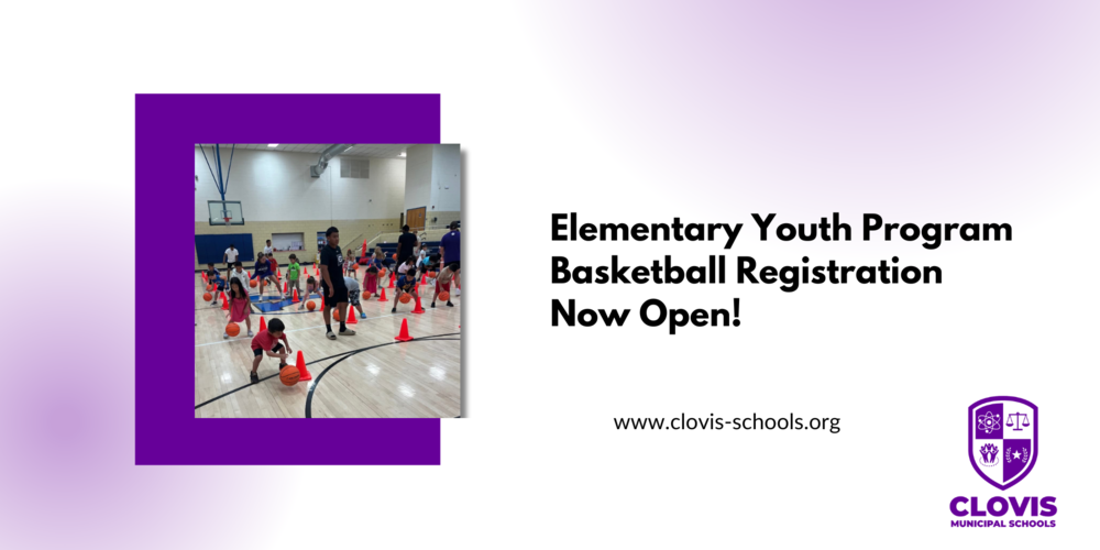 Elementary Youth Program Basketball Registration now open