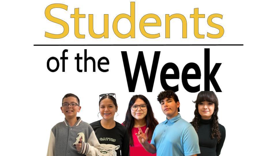 8th grade students of the week