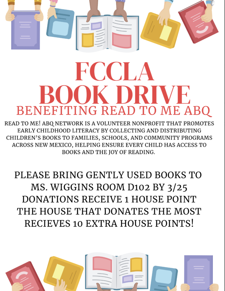 FCCLA hosting book drive