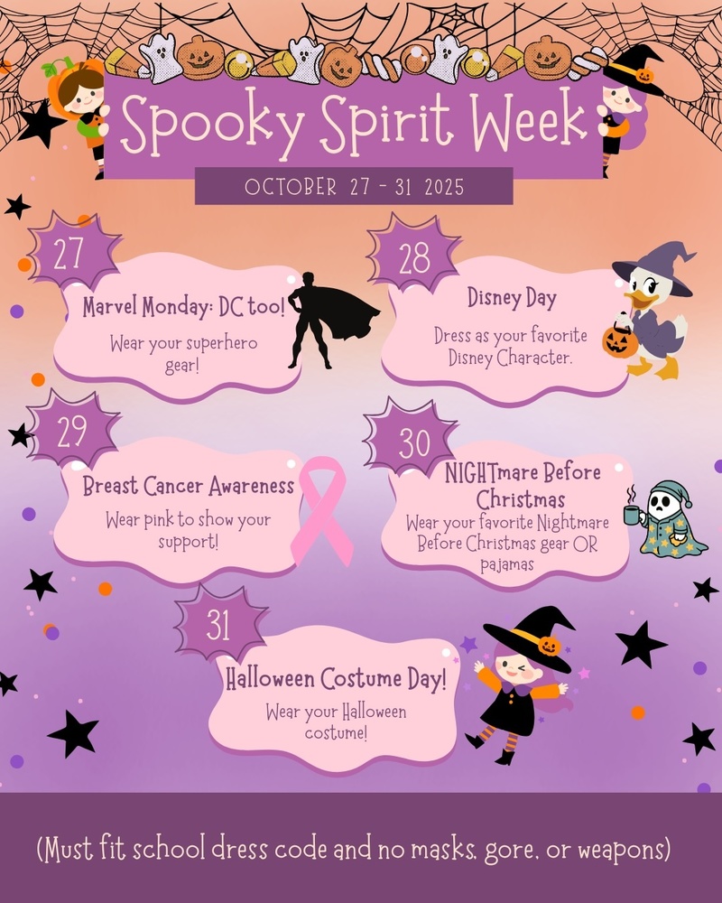 CHSFA Spooky Spirit Week
