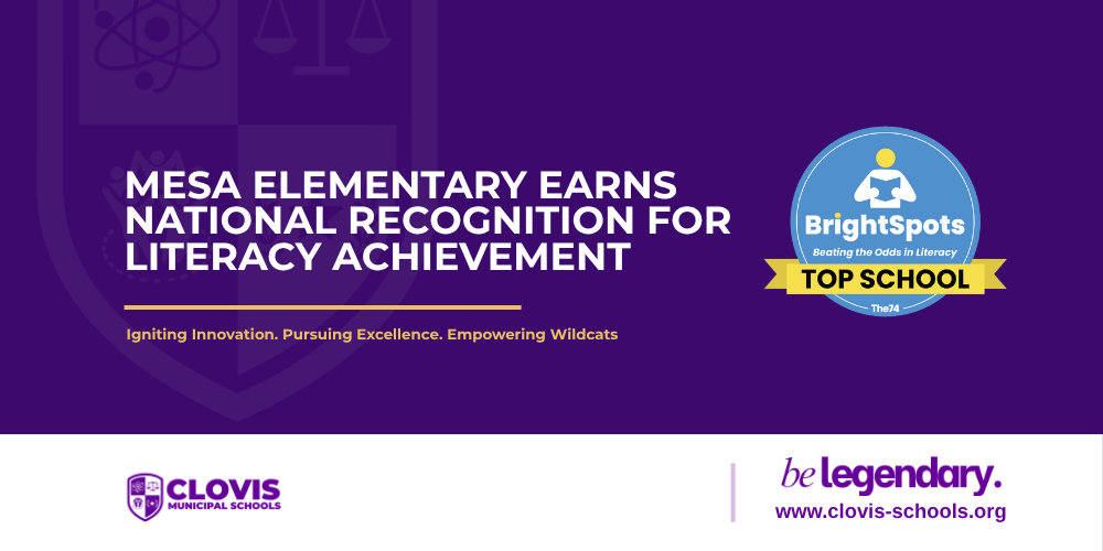 Mesa Elementary Earns National Recognition for Literacy Achievement