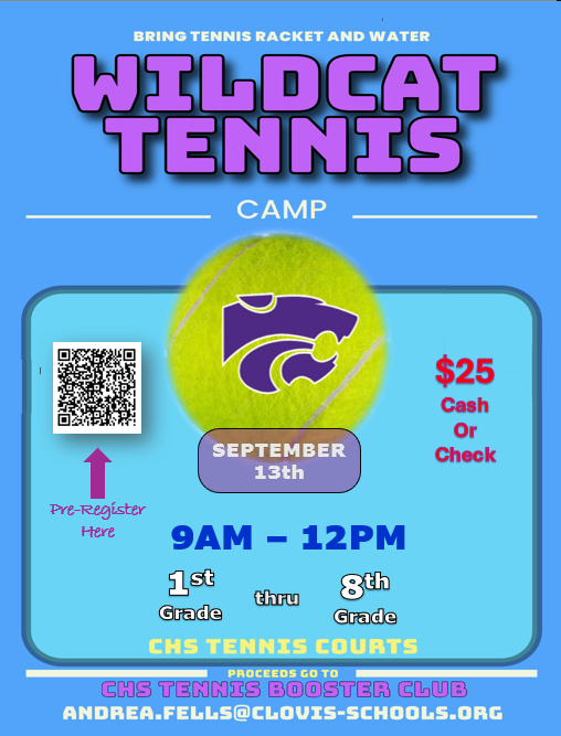 Tennis Camp Flyer