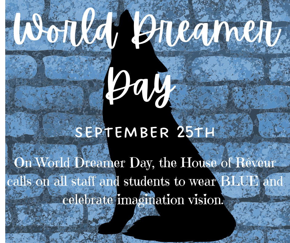 World Dreamer Day September 25th. Wear your blue !