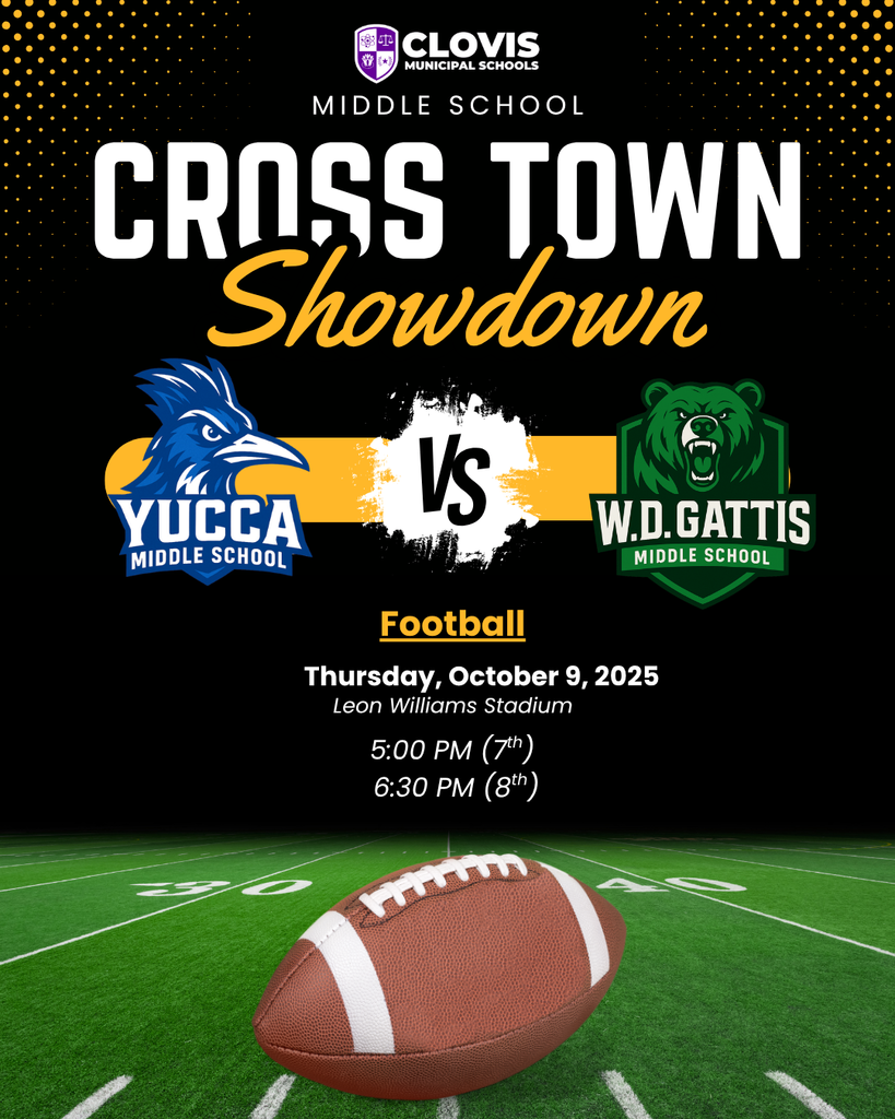 Cross Town Showdown Football Flyer