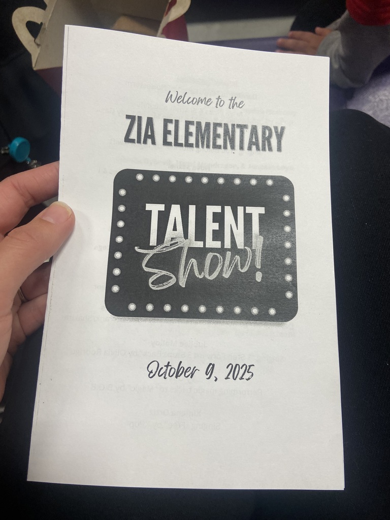 Talent show program