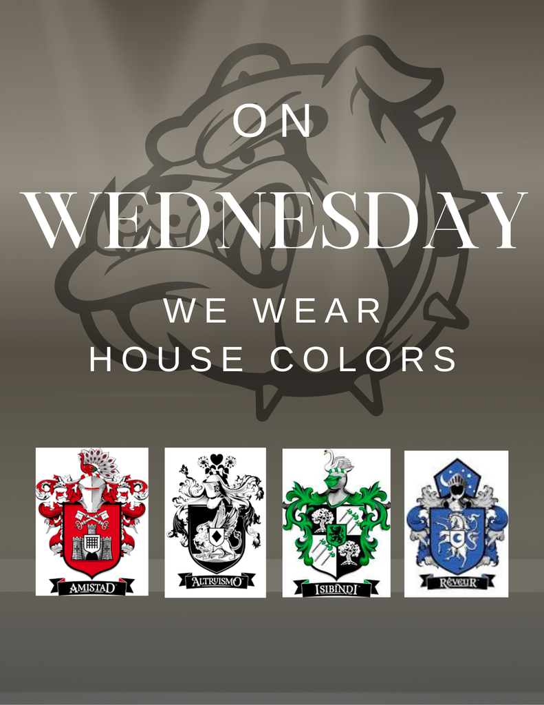 On Wednesday we wear house colors.