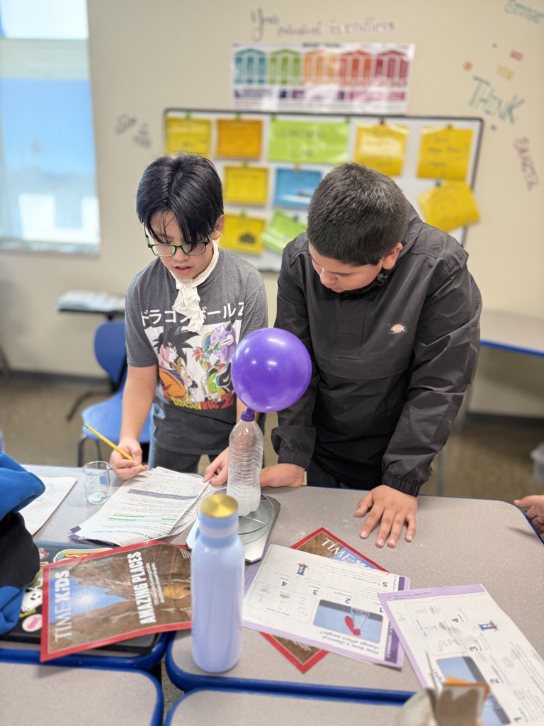 two students working together