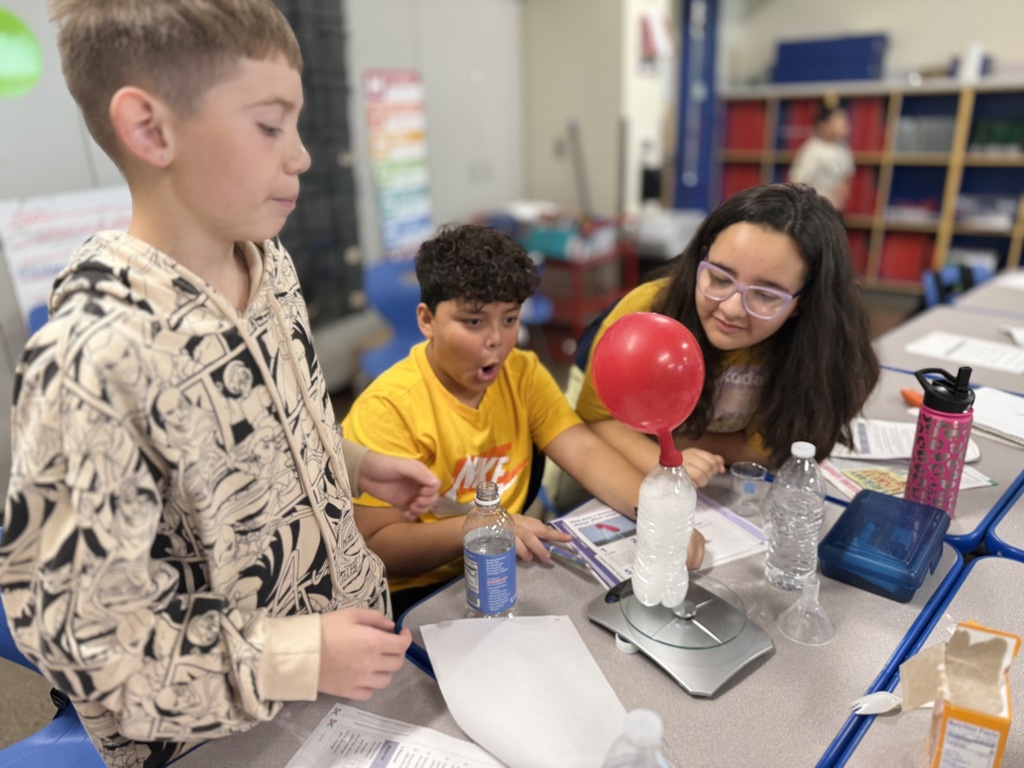 Students looking excited