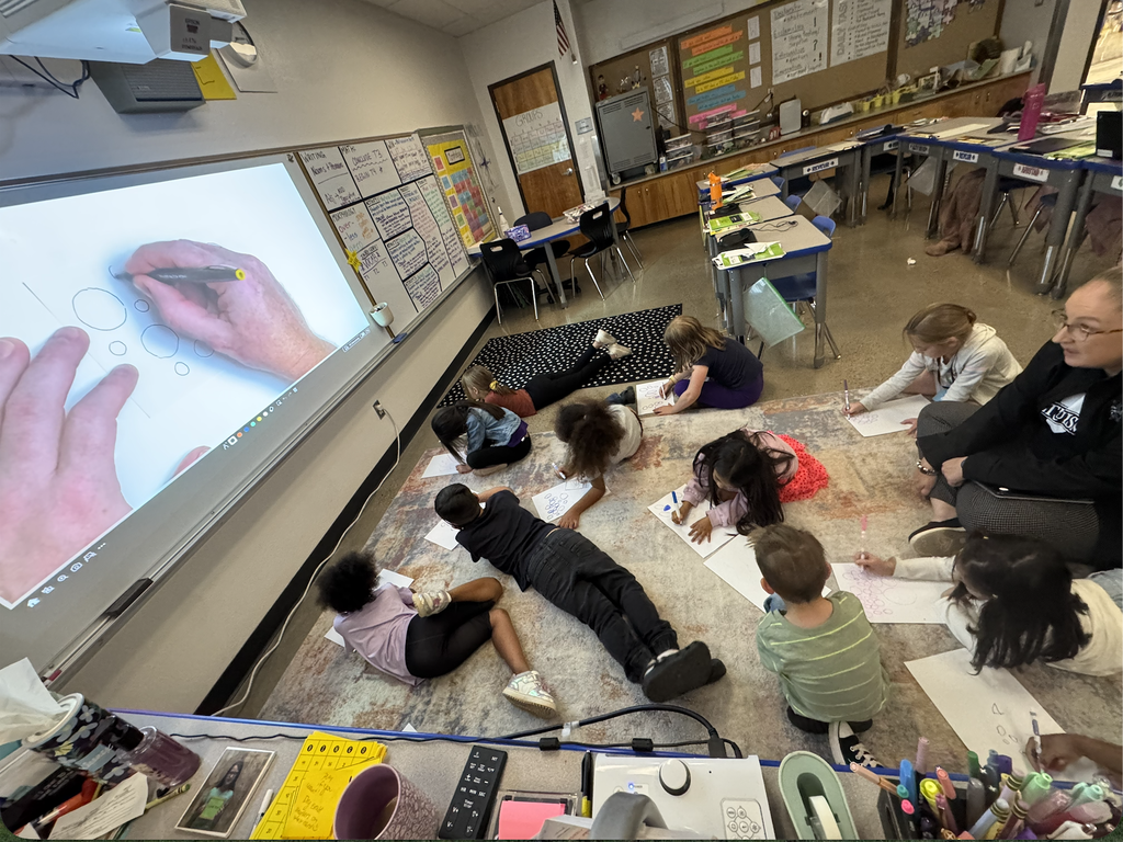 Mindfulness is drawing bubbles 