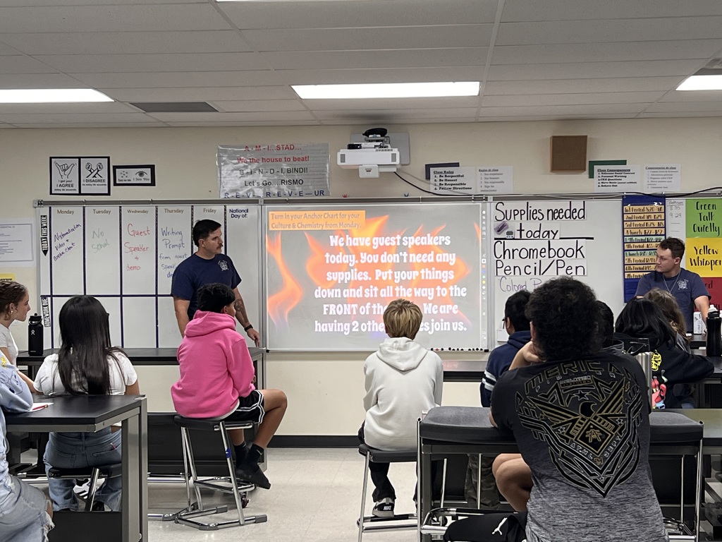 Yucca Middle School and Clovis Fire Department