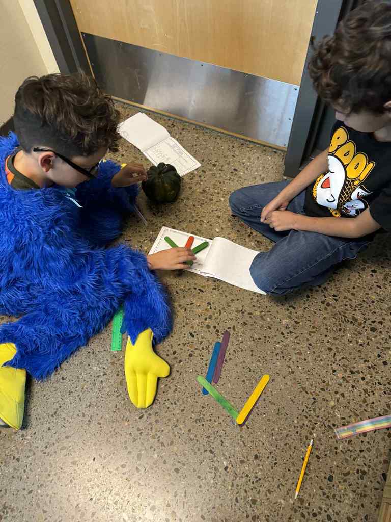 positioning the sticks