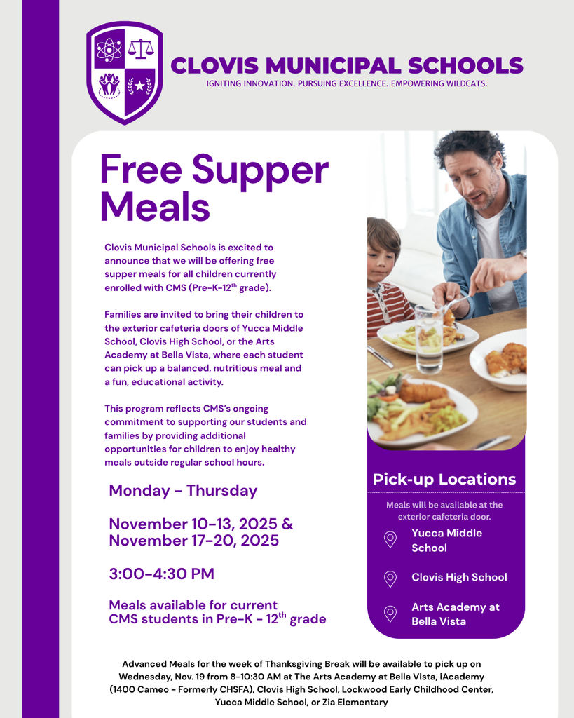 Free Supper Meals Flyer