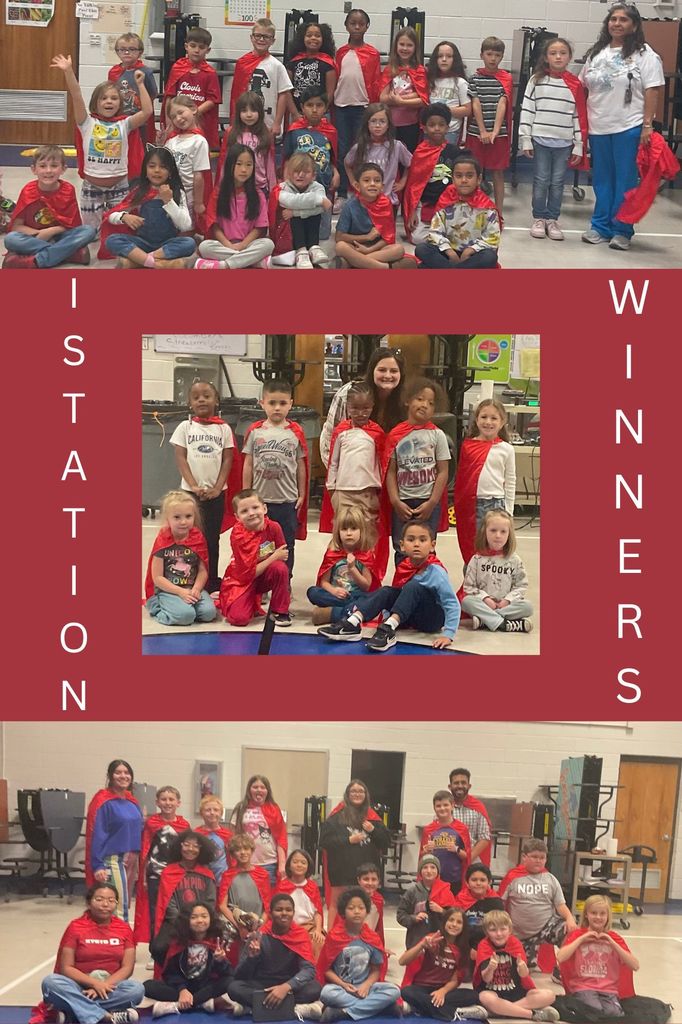 The Istation Winners for the Month of November 