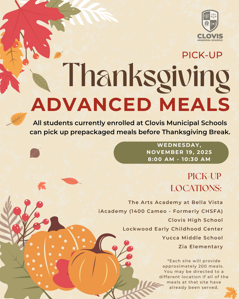 English Thanksgiving Advanced Meals Flyer