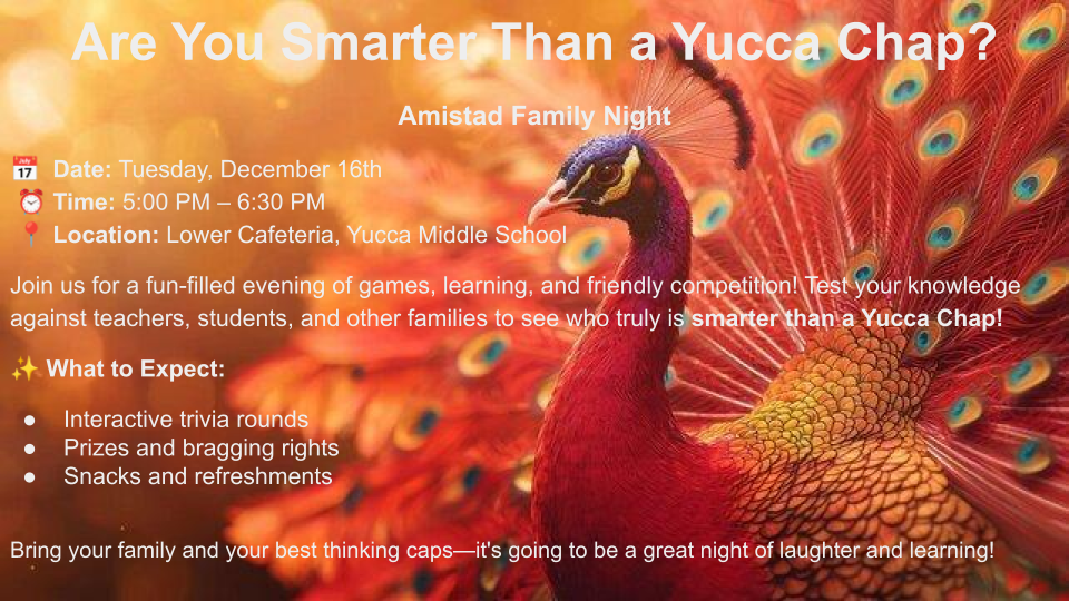 Amistad Family Night