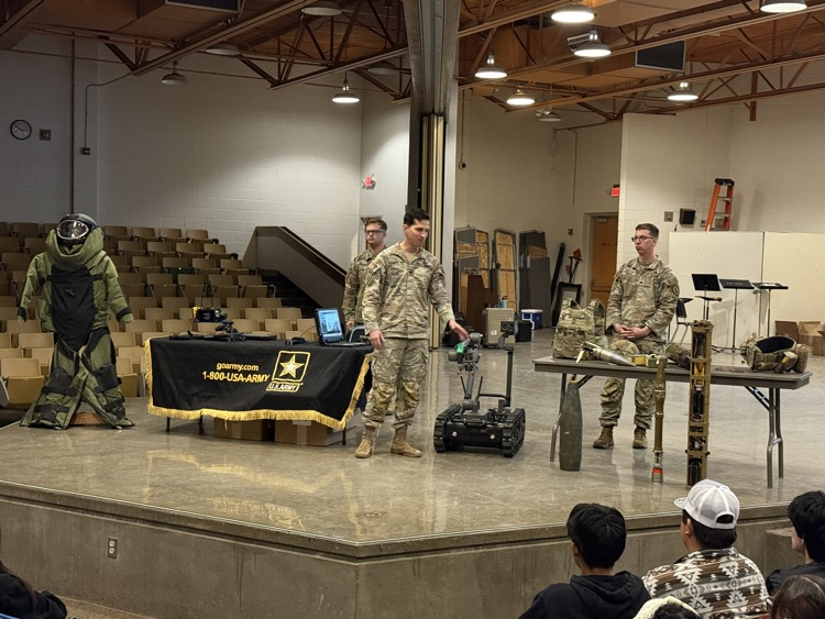 Army providing a demonstration.