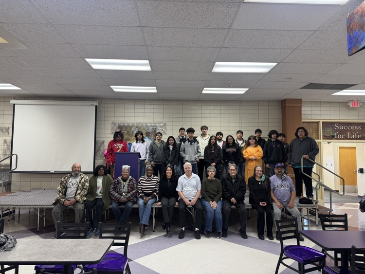 Group of community members and students