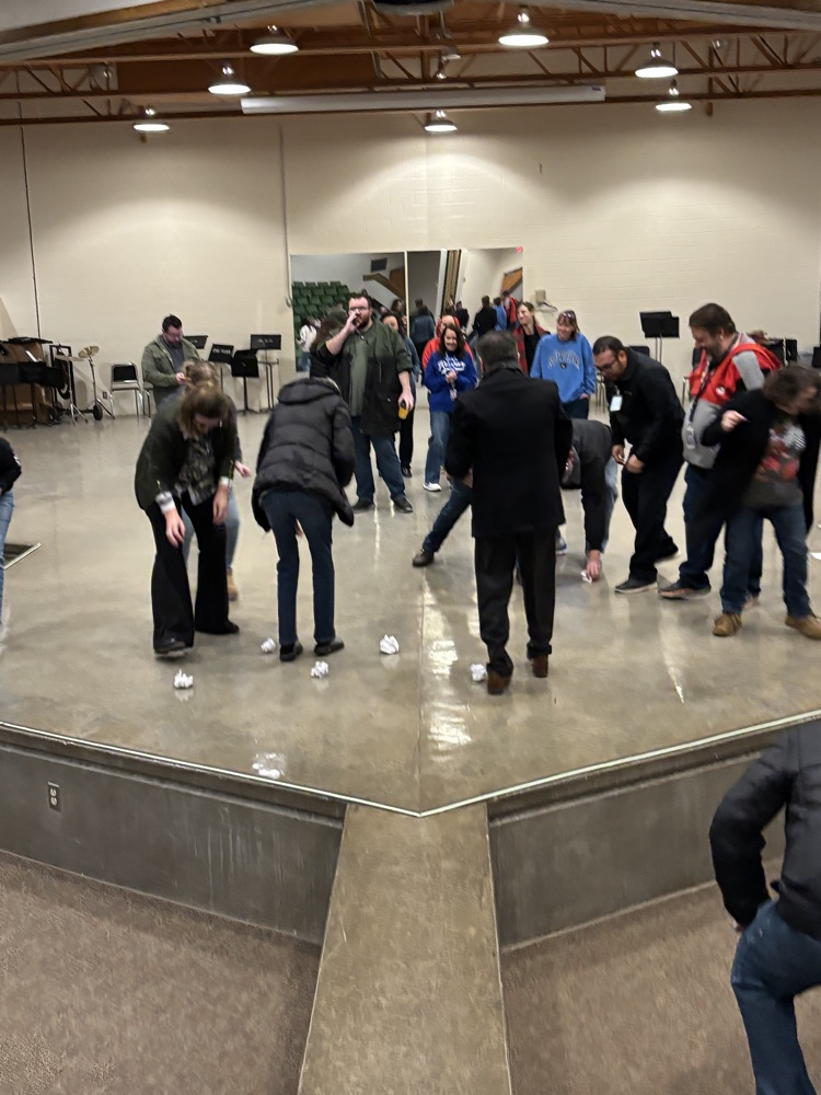 CHS English teachers had a great time sharing a Snowballing classroom activity