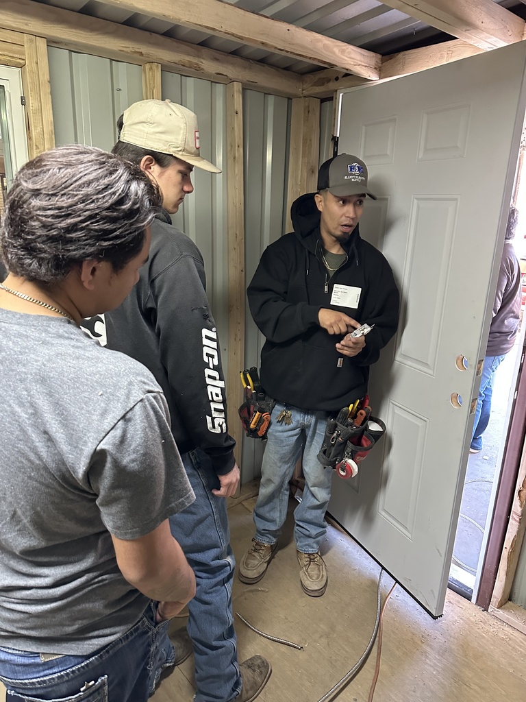 Students on a construction site