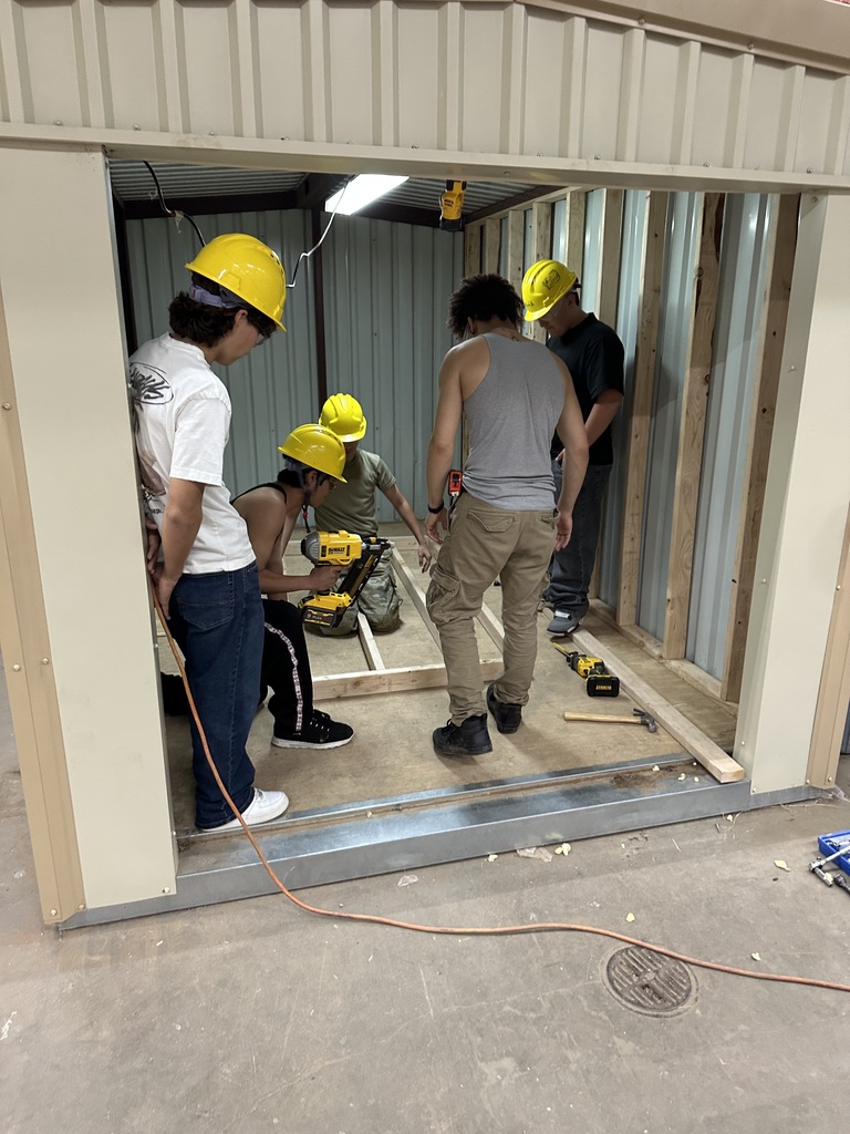 Students on a construction site