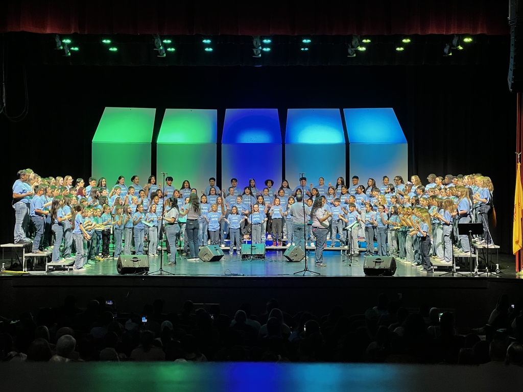 Honor choir at Marshall Auditorium