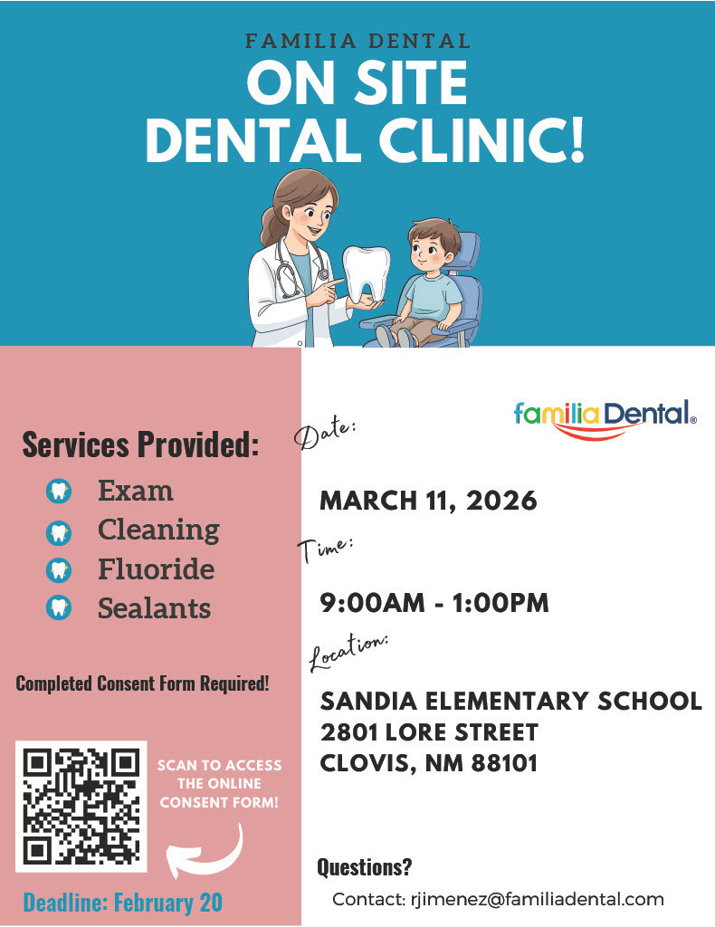 English Dental Clinic Flyer