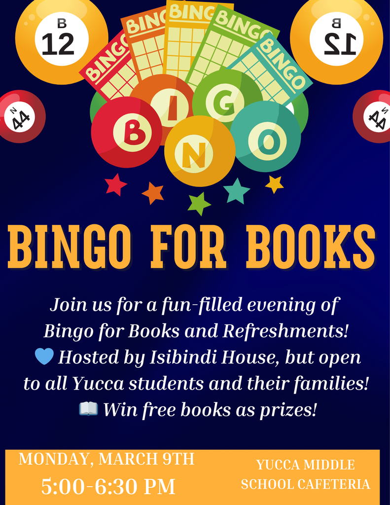 Bingo for Books Flyer