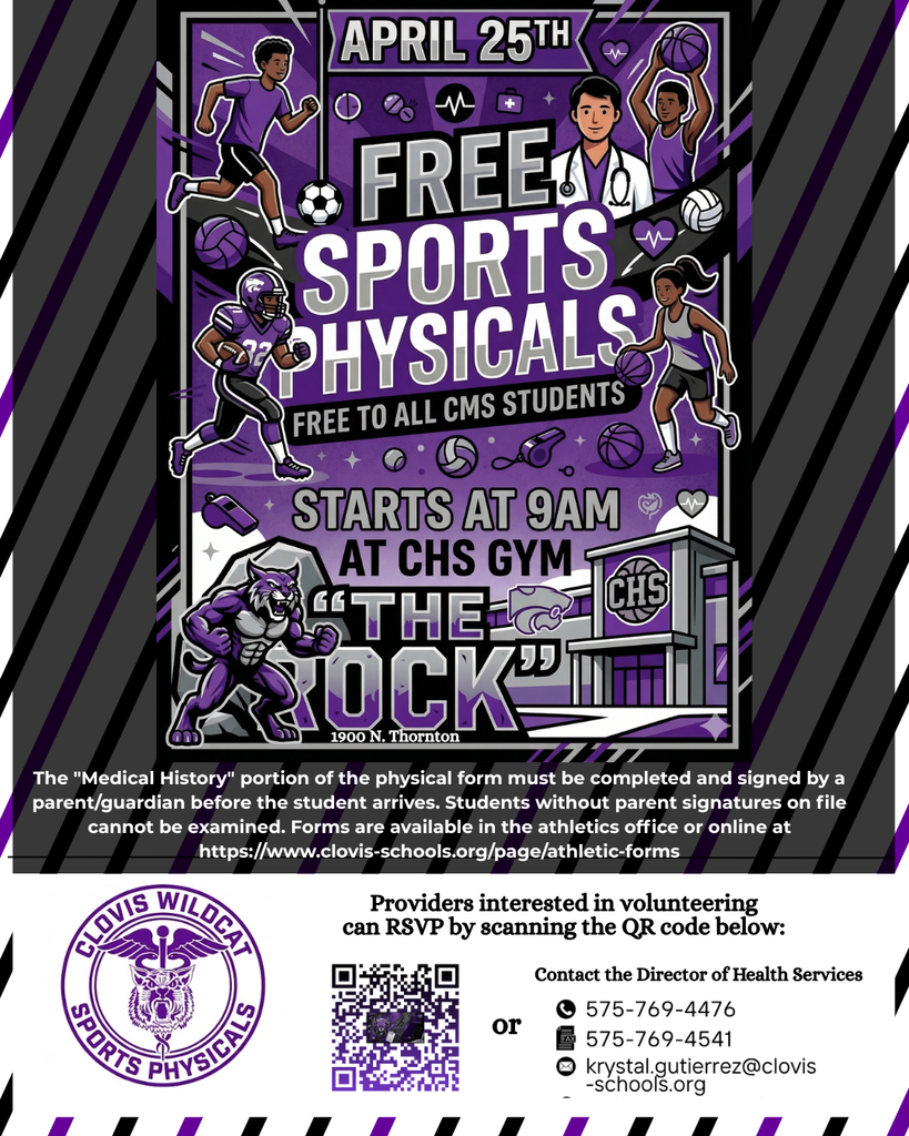 Sports Physicals Flyer