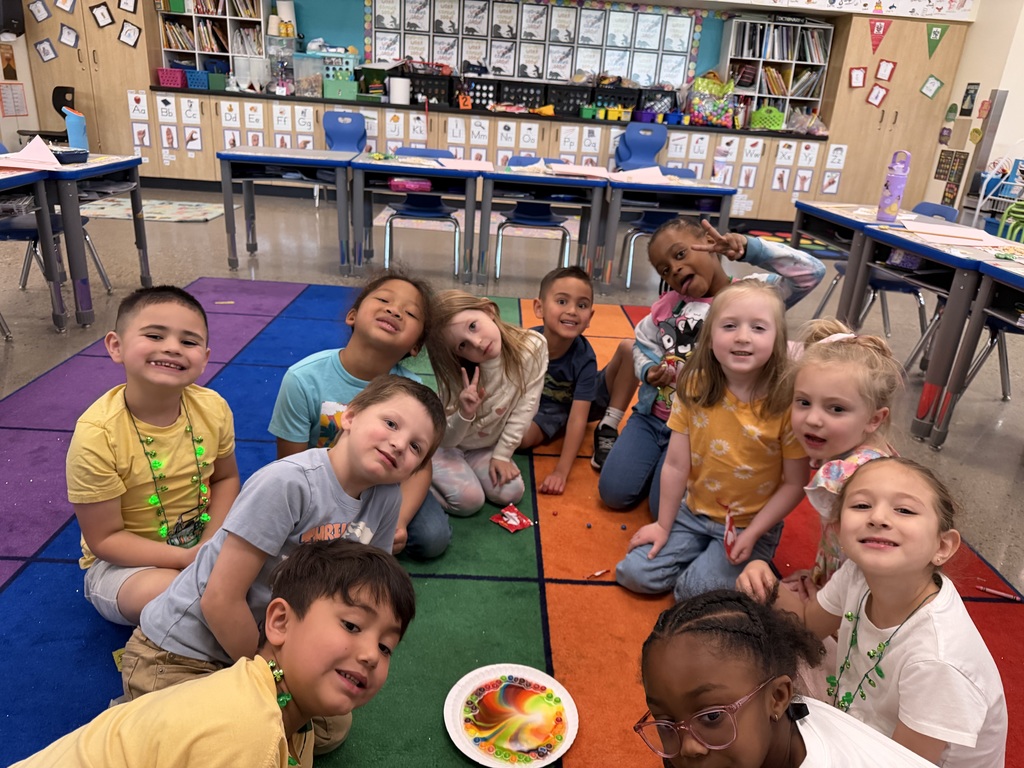 Mrs. Hodson's class with their push and pull module 